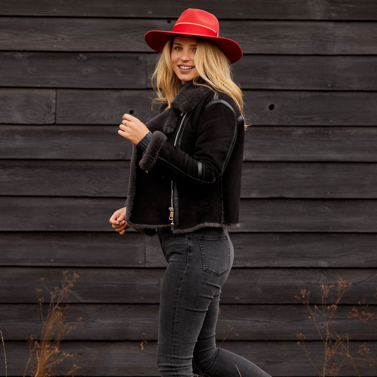 Hicks & Brown Fedora The Oxley Fedora in Berry