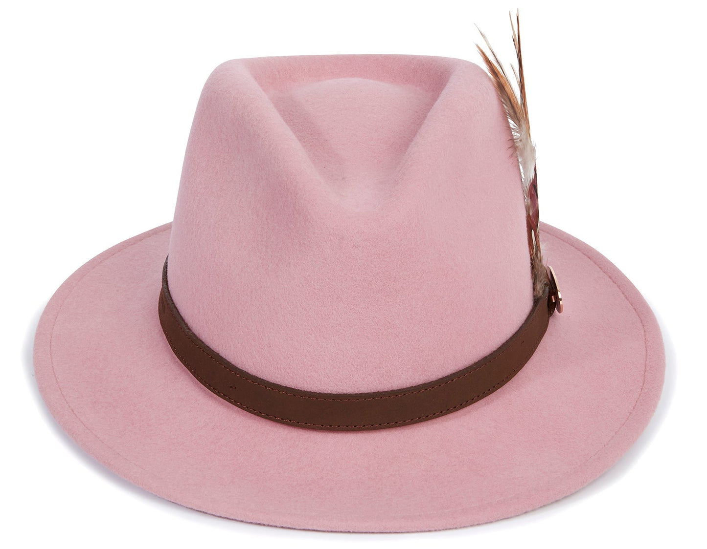 Hicks & Brown SECOND: The Suffolk Fedora in Dusky Pink