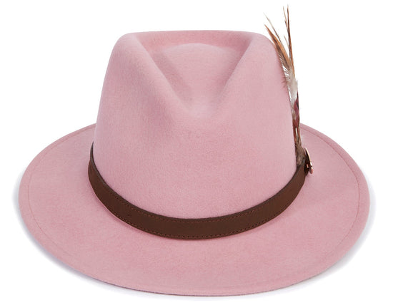 Hicks & Brown SECOND: The Suffolk Fedora in Dusky Pink