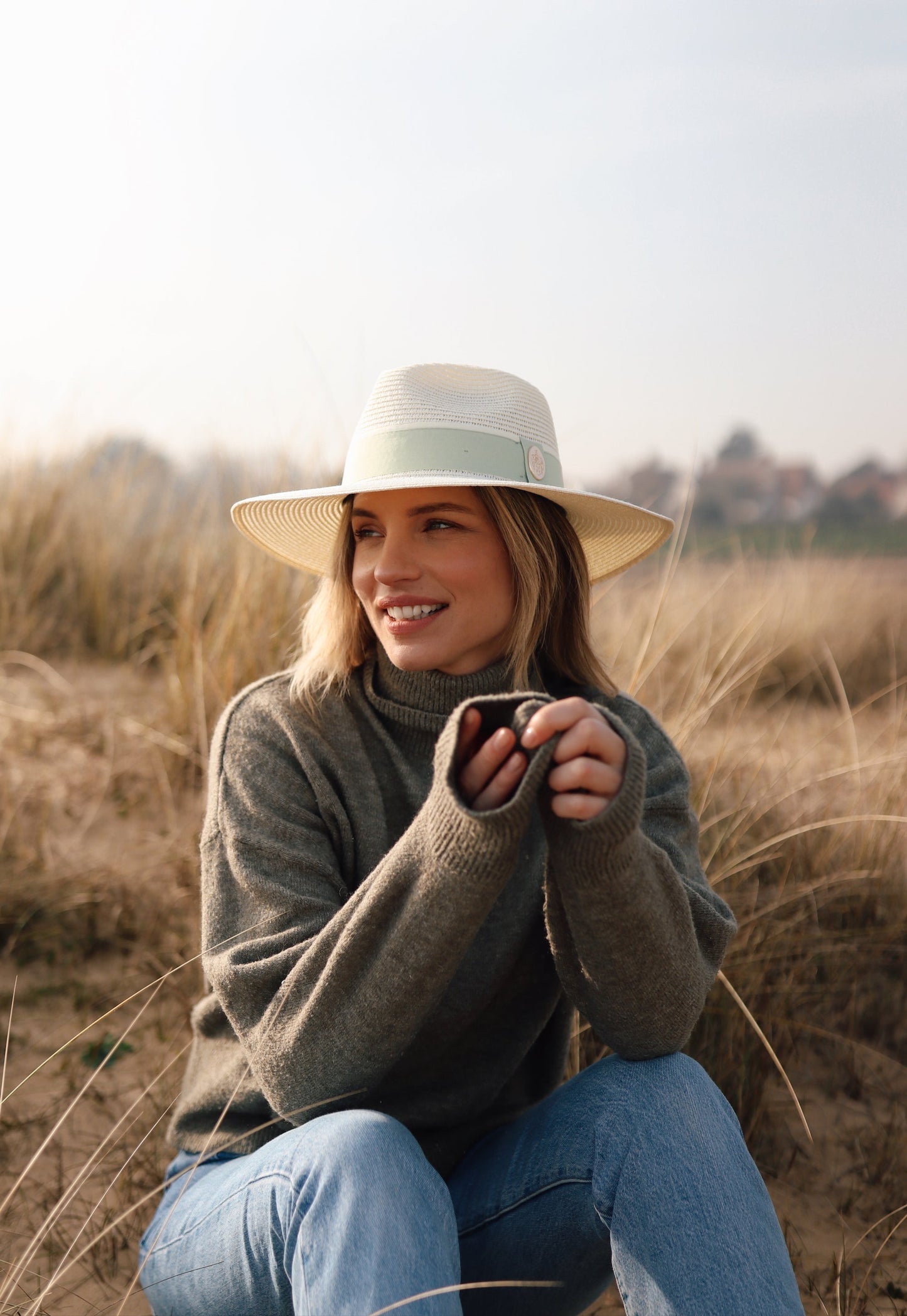 Hicks & Brown The Hemley Fedora in Sage