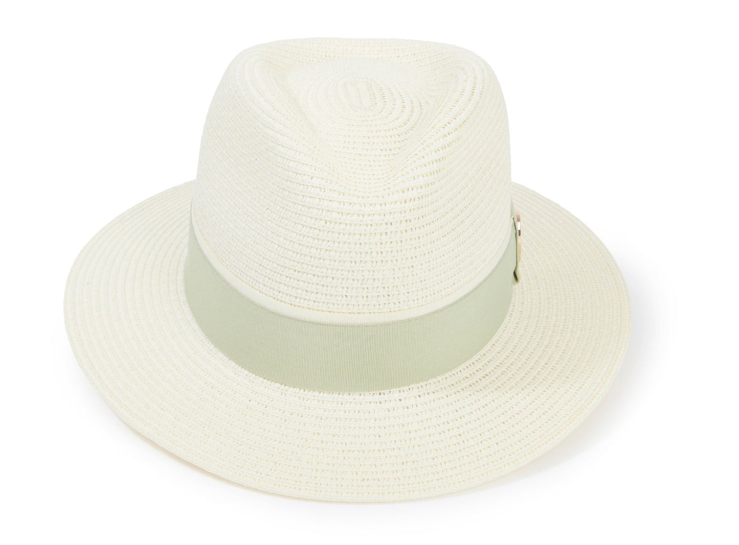 Hicks & Brown The Orford Fedora (Sage Green Ribbon)