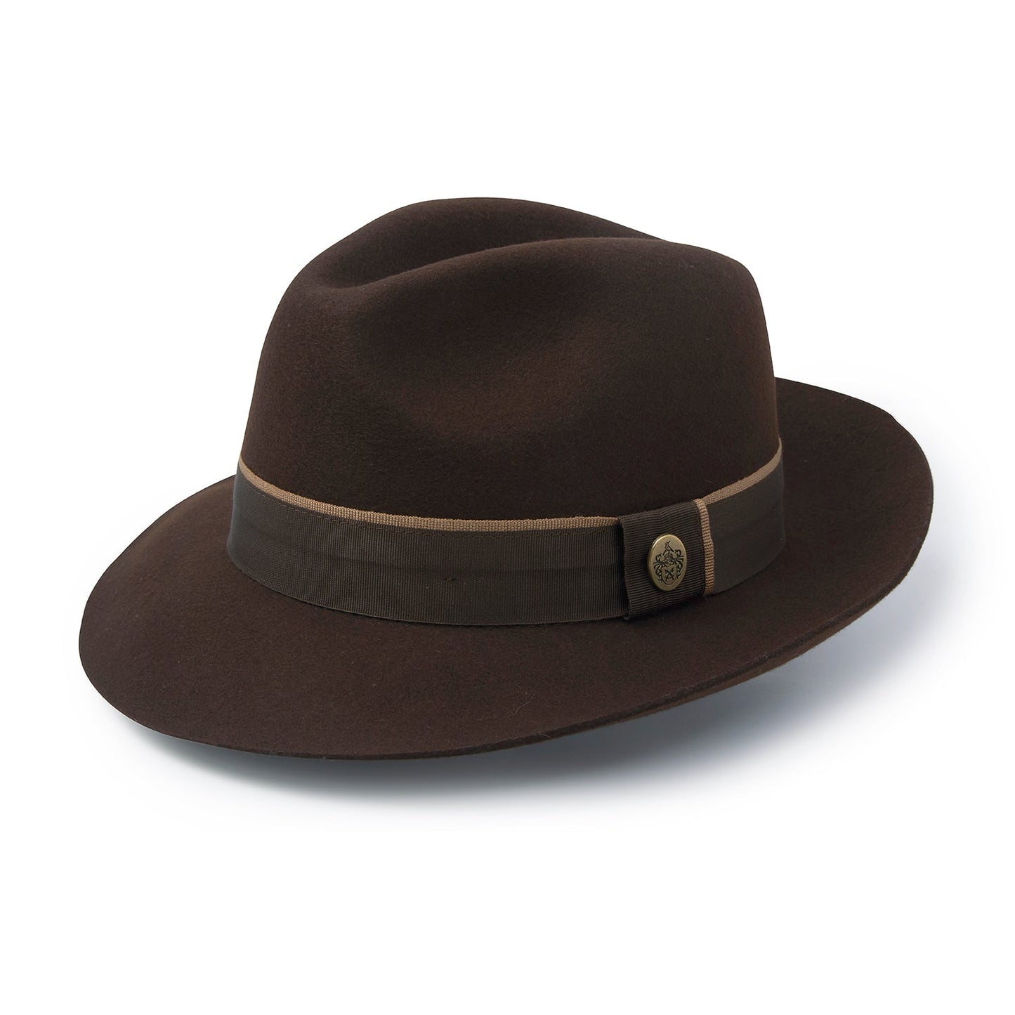 Hicks & Brown The Wingfield Trilby in Dark Brown